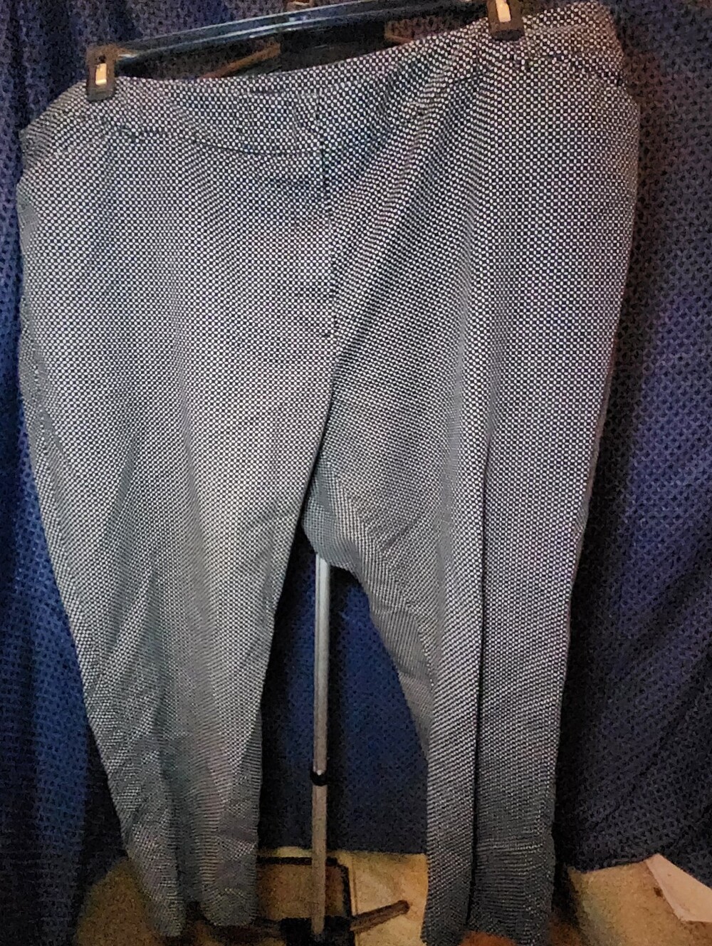 Liz Claiborne Women’s Black White Geometric Dress Pants Plus 22W